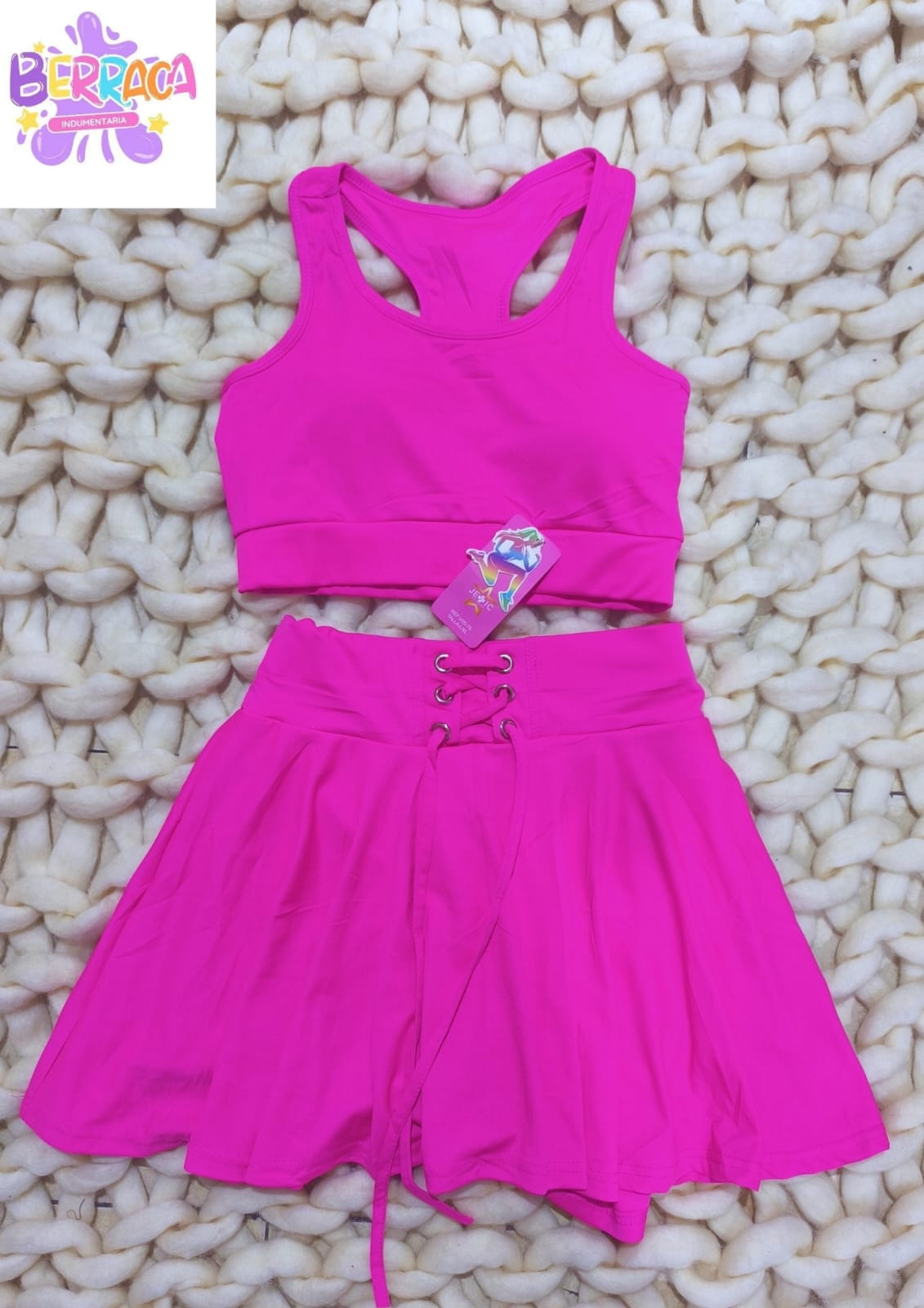 CONJUNTO DE POLLERA Y TOP V25-75