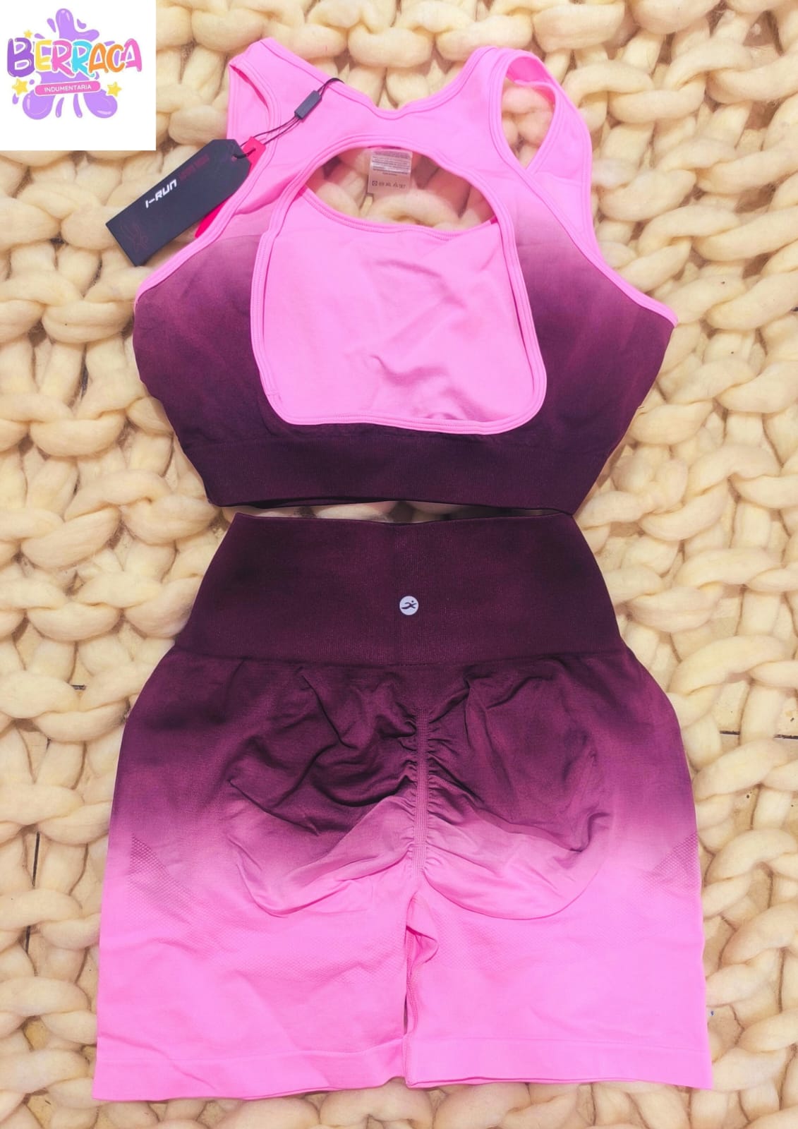 CONJUNTO CORTO MARCA IRUN  CODIGO YJT 8068 D