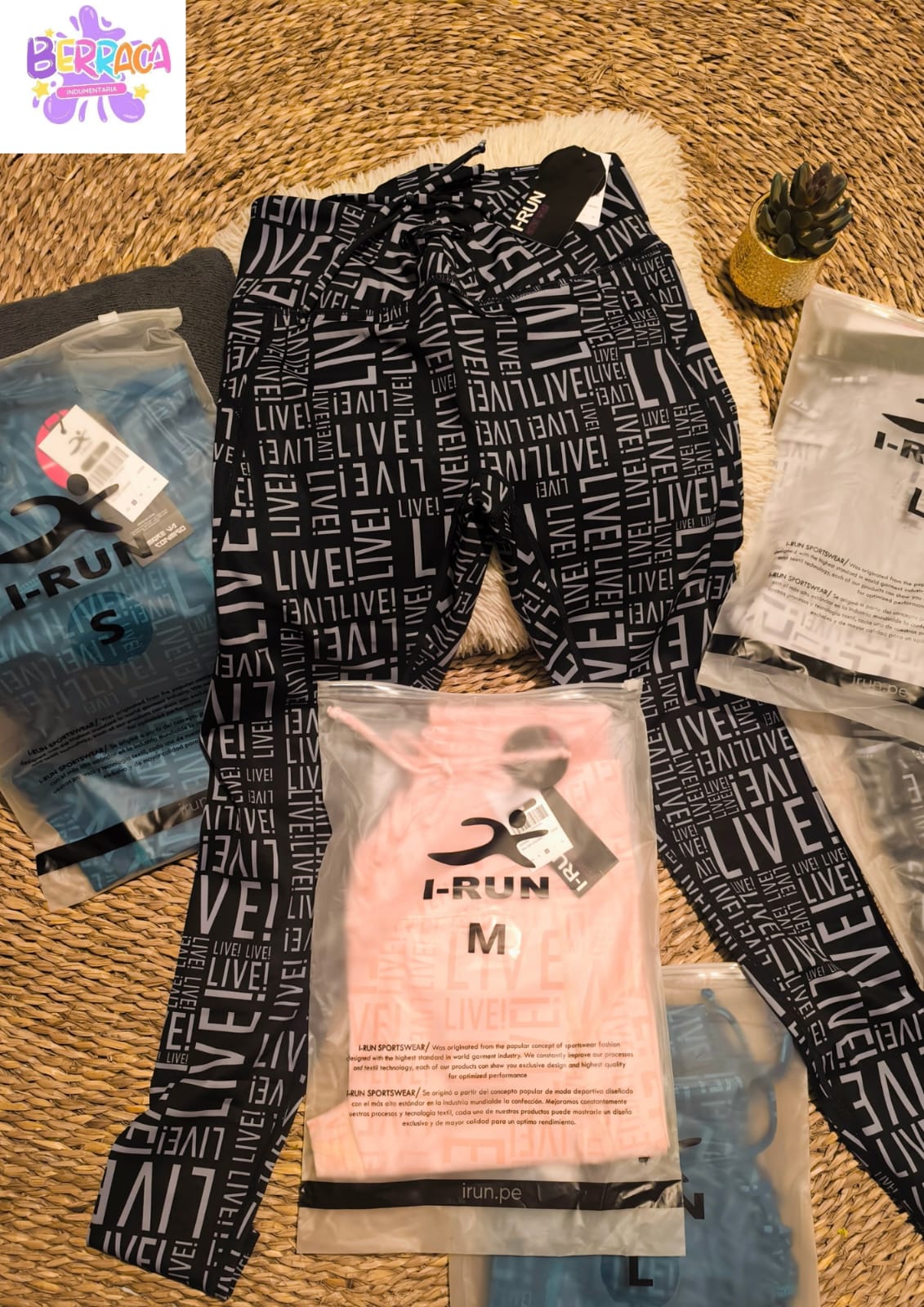 CALZA CON LETRAS IRUN 1047