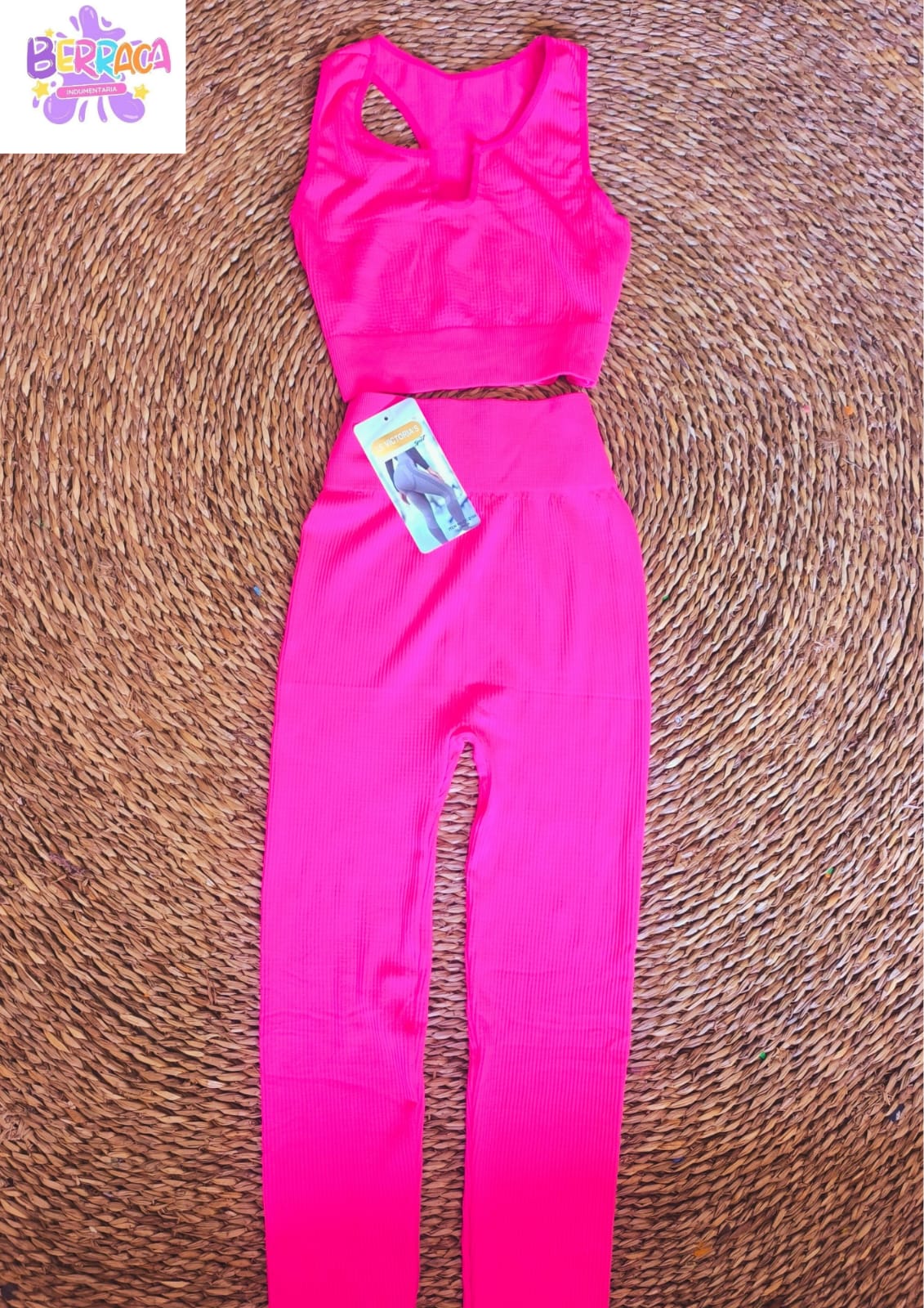 CONJUNTO TOP Y CALZA SIN FRUNCE DE MORLEY  MARCA LE VICTORIA'S 